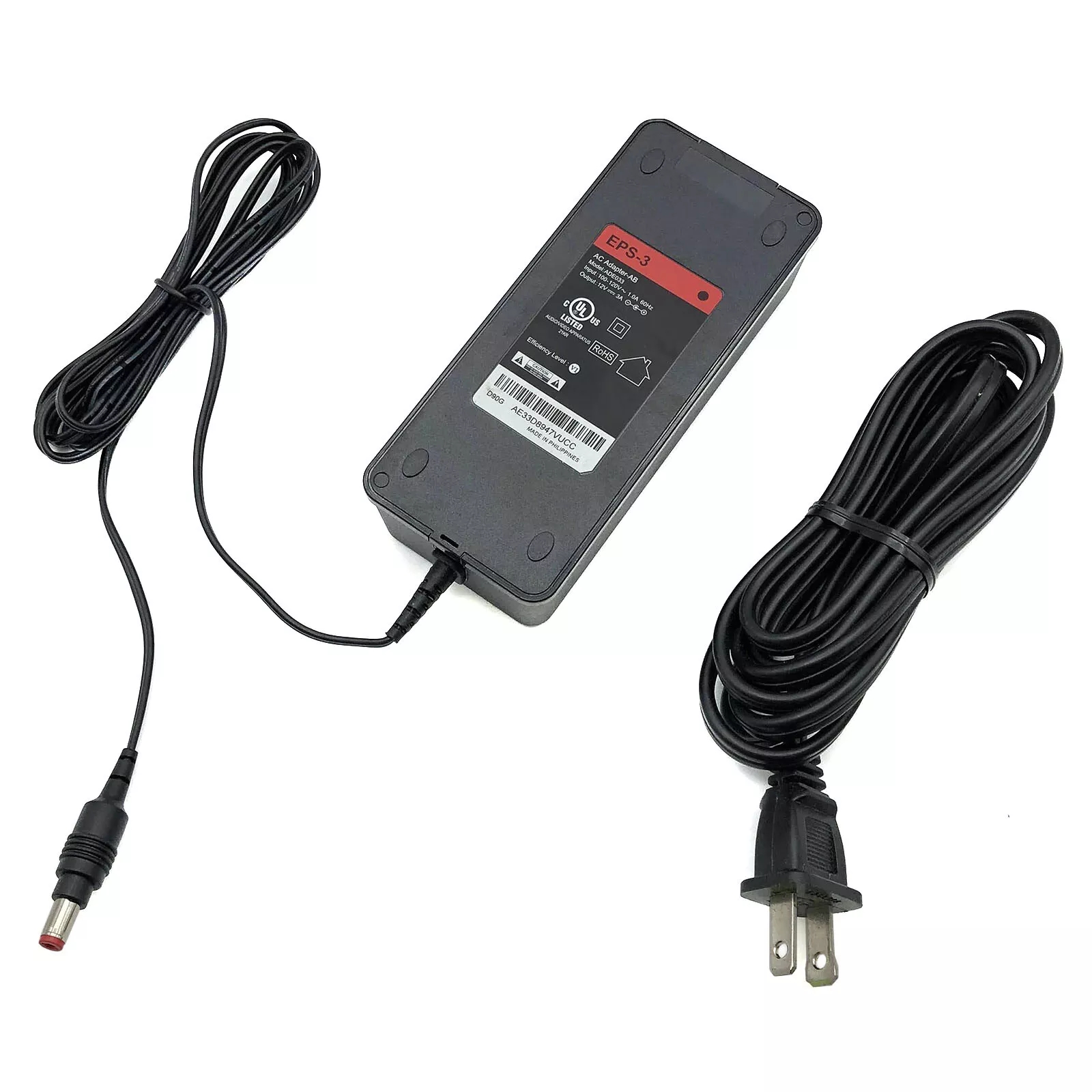 *Brand NEW*Genuine 36W AcBel 12V 3A AC DC Adapter EPS-3 Model ADE033 w/Cord Power Supply - Click Image to Close